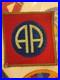 Rare original WW2 US Army 82nd Airborne Division OD Border Patch
