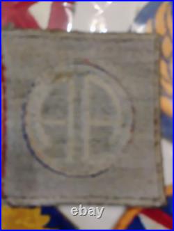 Rare original WW2 US Army 82nd Airborne Division OD Border Patch