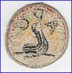 Red Background WW 2 US Army Alaska Defense Command Patch Inv# G973
