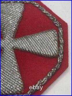 SPECTACULAR US ARMY POST WW2 8th ARMY BULLION PATCH GERMAN OCCUPATION MADE