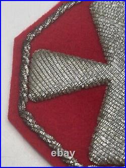 SPECTACULAR US ARMY POST WW2 8th ARMY BULLION PATCH GERMAN OCCUPATION MADE