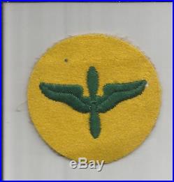 Super Rare Green & Yellow WW 2 US Army Air Forces Cadet Patch Inv# S868