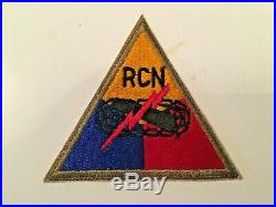 TT216 WW2 US Army Armored Tank Battalion Patch Recon RCN WB4