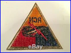 TT216 WW2 US Army Armored Tank Battalion Patch Recon RCN WB4