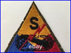 TT230 Pre WW2 US Army Armored Forces Patch S The Armored School WC10