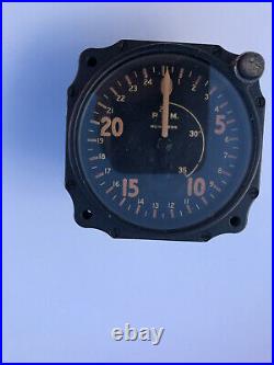 Tachometer, Chronometric, Type C-7, WWII, Air Corps US Army