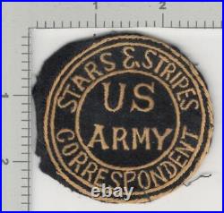 Tailor Made WW 2 US Army Stars And Stripes Correspondent Patch Inv# K4555