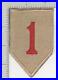 The Hardest To Find British Made US Army 1st Infantry Division Patch Inv# K3157