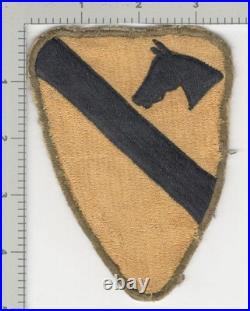 Theater Made WW 2 US Army 1st Cavalry Division Silk Patch Inv# K4717 Theater Made WW 2 US Army 1st Cavalry Division Silk Patch Inv# K4717