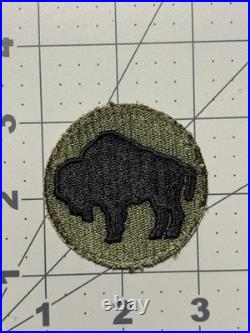 Theater Made WW 2 US Army 92nd Infantry Division Patch Inv# K5980