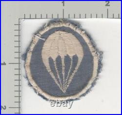 Theater Made WW 2 US Army Infantry Parachute Garrison Cap Patch Inv# K2909