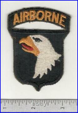 Type 7 WW 2 US Army 101st Airborne Division Patch Attached Tab Inv# C151