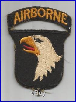 US Army 101st Airborne Division Greenback Patch With Attached Tab Inv# JR706