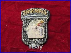 US Army 101st Airborne Division patch with original store tag 1 Piece D Day #B