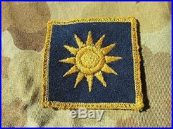 US Army 40th Infantry Division patch Yellow Variation yellow border