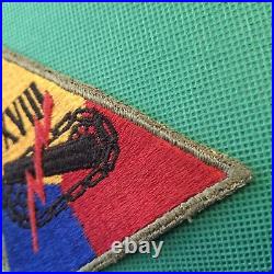 US Army Authentic WW2 18th Armored Corps (lightning bolt through numerals) Patch