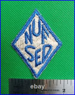 US Army Authentic WW2 Chinese Language School Nuf Sed Patch