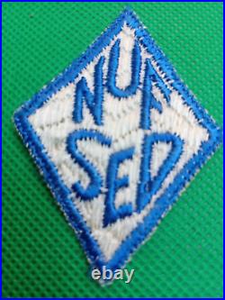 US Army Authentic WW2 Chinese Language School Nuf Sed Patch