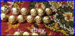 US Army, Canadian British Army WWII And After Uniform Buttons 53 Buttons Set Idc