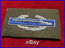 US Army Combat Infantry Badge on wool with original store tag Premium Quality