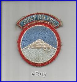 US Army Far East Command Patch & Joint Headquarters Tab Inv# S888