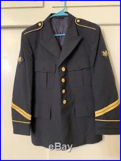 US Army Gold Eagle SPC Specialist Uniform Jacket WWII