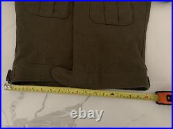 US Army Officer WWII 1945 Jacket Field Wool Sz 32R Patches Airborne Coat