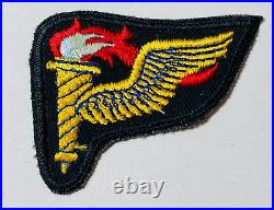US Army Pathfinder Cloth Patch Black Twill Cut Edge Type Military Insignia