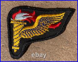 US Army Pathfinder Cloth Patch Black Twill Cut Edge Type Military Insignia