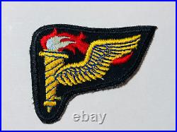 US Army Pathfinder Cloth Patch Black Twill Cut Edge Type Military Insignia