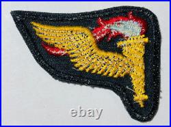 US Army Pathfinder Cloth Patch Black Twill Cut Edge Type Military Insignia