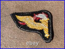 US Army Pathfinder Cloth Patch Black Twill Cut Edge Type Military Insignia