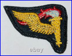 US Army Pathfinder Cloth Patch Black Twill Cut Edge Type Military Insignia