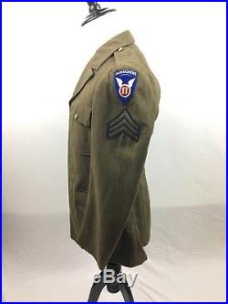 US Army WW2 11TH AIRBORNE Jacket Pants Hat Uniform Patches Coat USA History