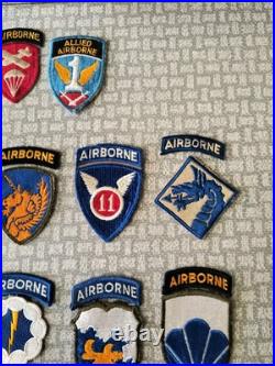 US Army WW2 AIRBORNE Patch Set