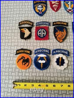 US Army WW2 AIRBORNE Patch Set