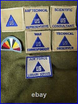 US Army WW2 Civilian Workers Patch Set (ALL are Newith Never Worn/ Sewn!)
