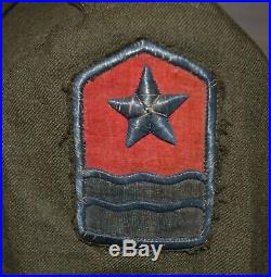 US Army WW2 US Forces Middle East Bullion Patched Uniform