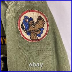 US Army m51 Field Jacket with WWII Cap Civil Air Patrol Pluto Patch