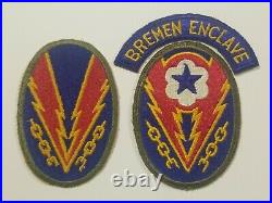 US Army vintage WW2 Original ETO Bremen Enclave European Theater lovely group