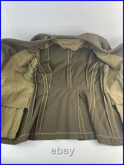 US WW2 AAC Army Air Corps Force Uniform Jacket With Patches & Hat