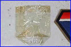 US WW2 Bullion 12th Army Group Patch Cellophane FROM GERMAN TAILOR BOOK B41