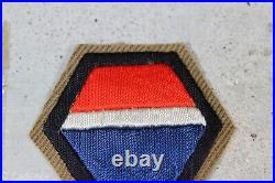 US WW2 Bullion 12th Army Group Patch Cellophane FROM GERMAN TAILOR BOOK B41