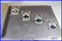 US WW2 Bullion 12th Army Group Patch Cellophane FROM GERMAN TAILOR BOOK B41