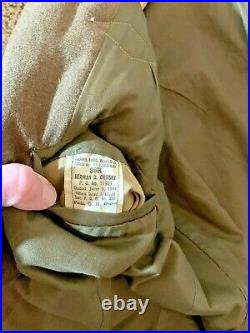 US WWII Army XV Corp Ike Uniform Jacket With Patches Technician Size 38R 1944