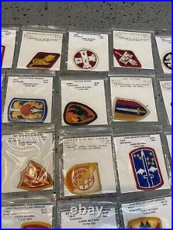 U. S. Military Army, Af, Usmc, Navy Unit+rank Patches Lot Vintage