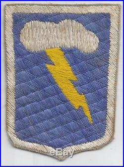 Ultra Rare Japan Made Quilted US Army 82nd Chemical Mortar Bn Patch Inv# JR683