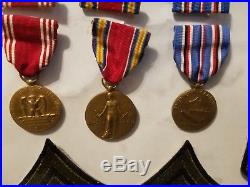 Us Army Air Force World War 2 Ww2 Medals Patches Pins Dog Tag Wwii Make Offer