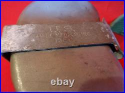 Us Army Ww II Belt Colt Auto 45 Holster Mag Pouch & 1st Aid + 1943 Canteen + Cup