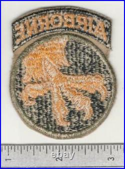 VHTF Attached Tab Reversed Talon WW 2 US Army 17th Airborne Patch Inv# W714